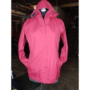 MEC Soft Shell Light Weight Jacket Womens‎ SzM PERTEX Shield Rain Coat Red Parka
